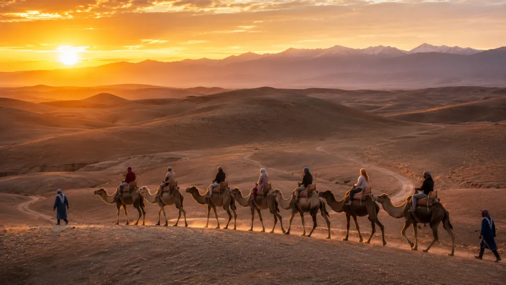 Désert Agafay · sunset à Marrakech — Désert — All To Marrakech